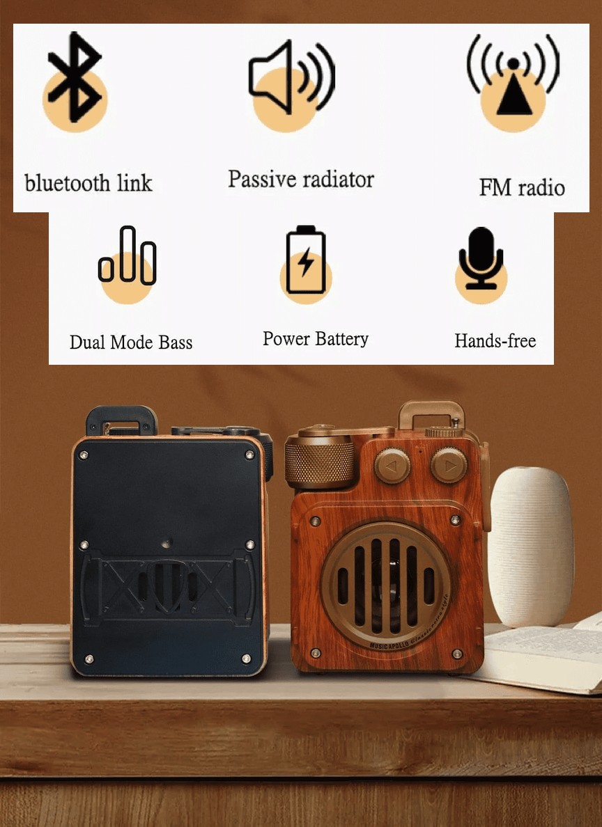 eski tasarım radyo vintage retro tasarım ahşap