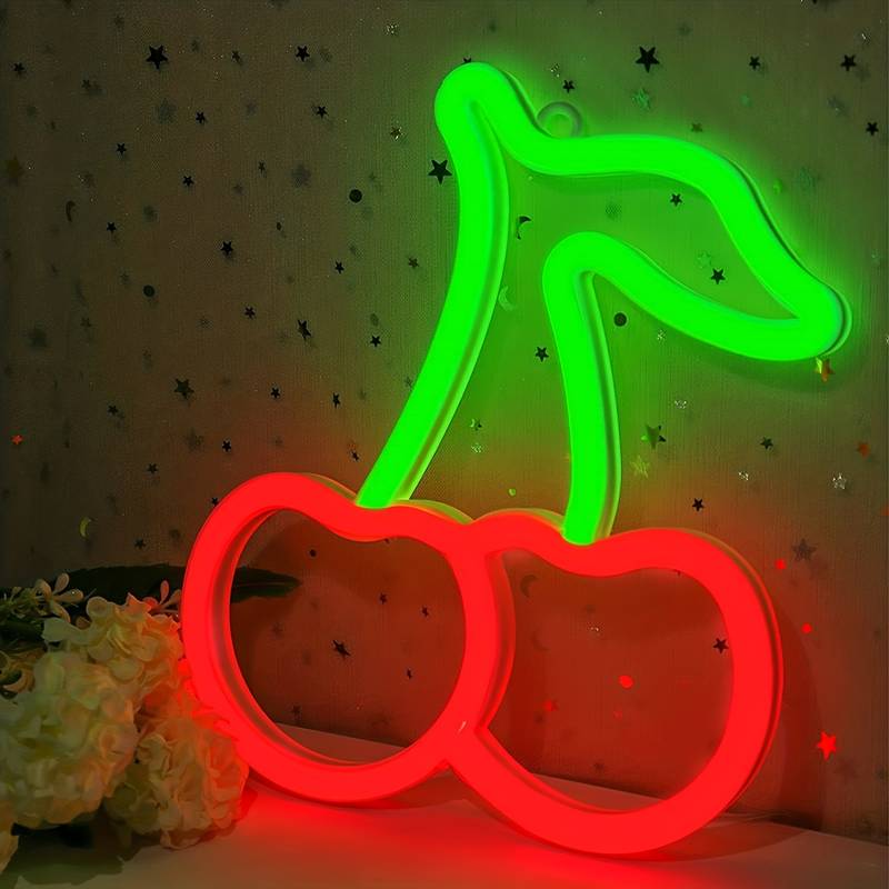 kiraz ışık logosu neon tabela led kiraz