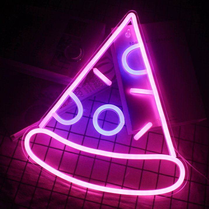 pizza - LED neon tabela logosu