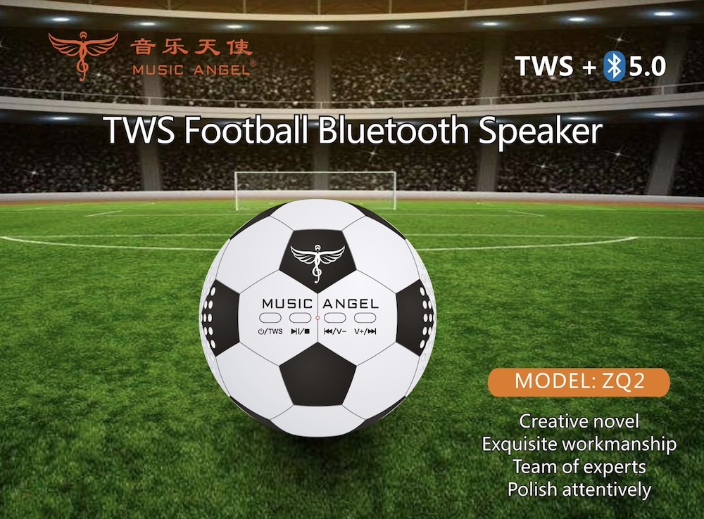Bluetooth cep telefonu için futbol topu hoparlörü