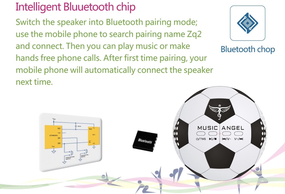 pc cep telefonu topu için bluetooth hoparlör